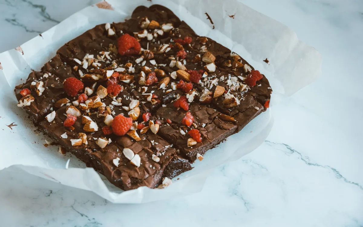 Fit brownie z mąką kokosową - przepis i makroskładniki